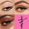 Liquid Eyeliner - Waterproof Eyeliner Pen with Precise Brush Tip Eye Liner Pen for Thin & Thick Lines, Professional Ink Eyeliner Pencil for Woman, Smudge-Proof, Stay All Day, Easy to Use, Black