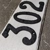 House Address Numbers 4 Inch Height - Cast Iron House Number - Rustproof Black Finish - Number 1