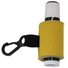 4 Yellow Clip-On Neoprene Sleeve Lip Balm Holster Lipstick Holder Mini Lighter Case Key Chains