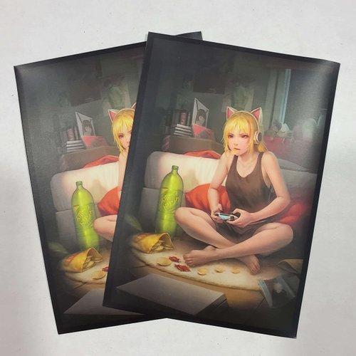 Kosaka Hanae - Late Night Gaming - Gamers - 100 Matte TCG Card Sleeves (FN54S) - Fantasy North (Mini)