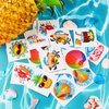 Patelai 144 Pieces Kids Tattoo Summer Party Tattoo Hawaiian Luau Themed Tattoos Tropical Beach Tattoos Waterproof Temporary Tattoos Stickers Party Decoration Supplies for Adults, 9 Styles