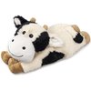 Cuckool Warmable Cow Stuffed Animals, Microwavable Stuffed Animals Heating Pad for Cramps, Pain Stress Relief, Heatable & Coolable Lavender Scented Plush Toys for Anxiety, Women & Kids Bedtime