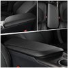 INTGET Car Center Console Armrest Cover for Toyota Camry Accessories 2018-2024 2019 2020 2021 2022 2023 Interior Camry SE/XSE Arm Rest Seat Cover Middle Console Box Lid Protector (New Black Stitches)