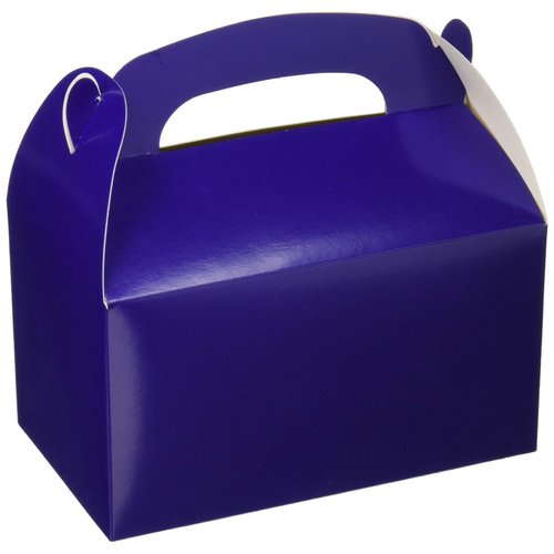 Fun Express - Asst. Bright Color Treat Box - Party Supplies - Containers & Boxes - Paper Boxes - 12 Pieces