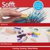 Sofft Tool 65001 No. 1 Round Palette Knife & 5 Covers for PanPastel Artist Painting Pastels