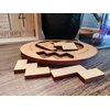 Difficult Puzzle for Adults - The Cracked Egg - 7 Piece Wood Brain Teaser Made in The USA from Creative Crafthouse