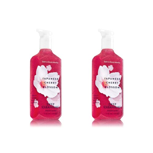 Bath & Body Works Deep Cleansing Hand Soap Japanese Cherry Blossom 2 Pack