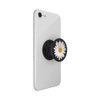PopSockets PopGrip: Phone Grip and Phone Stand, Collapsible, Swappable Top, White Daisy