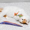 Andiker Catnip Toy for Cats, Cute Realistic Cat Fish Toy with Catnip and Crinkle Paper Soft Bite-Resistant Interactive Cat Toy for Indoor Cats Kittens Biting Chewing Reducing Boredom (Square)