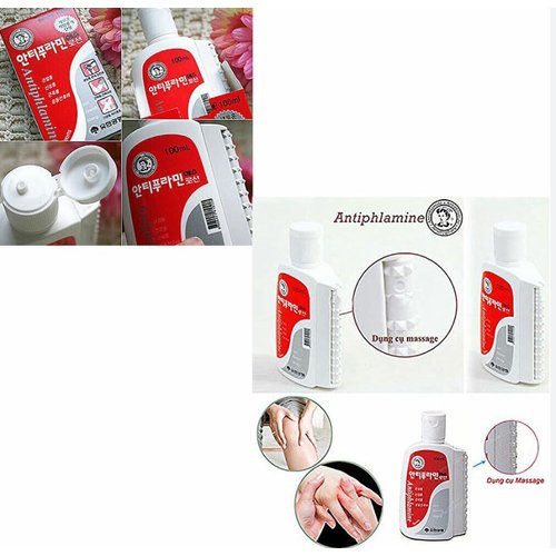Generic Antiphlamine Massage Lotion Muscle Relief Muscle Oil 100ml (Pack of 2), White