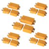 WEISHUJI 10 Pairs XT60 Connector, XT60 Male Female Bullet Connectors, XT60 Drone Connectors for RC Lipo Battery