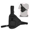 Vbestlife Radio Holster, Walkie Talkie Holster Universal Hands- Front Pack Pouch Radio Holster with Nylon Strap for Two Way Radio Walkie Talkie