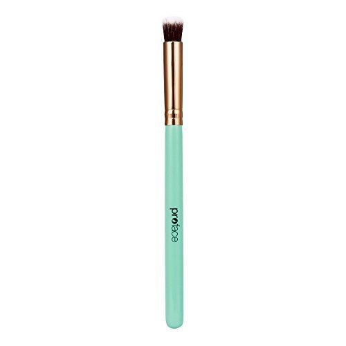 Mini Precision Flat Top Kabuki Brush - Mypreface Rose Golden Synthetic Flat Top Kabuki Makeup Brush Best for Acne and Undereye Blending for Maximum Coverage