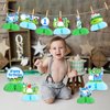 Fangleland 8 Pack Golf Honeycomb Centerpieces Golf 1st Birthday Party Decorations, Hole in One First Birthday Party Supplies for 1 Year Old Boys Sports Table Sign