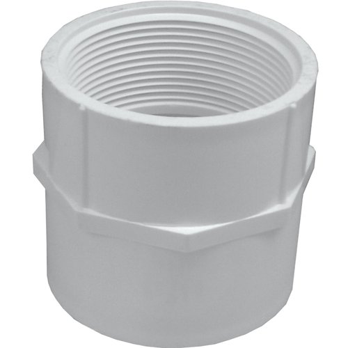 Genova Products 30340 PVC Female Adapter, 4", White