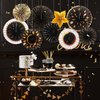 2025 New Year Party Decorations New Years Eve Ceiling Hanging Decor with Fireworks New Year Countdown Party Supplies for Home Office Classroom Hello 2025 Theme Party