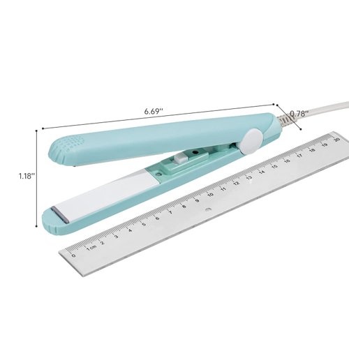 Hair Straightener Mini Flat Iron for Thin Hair Green