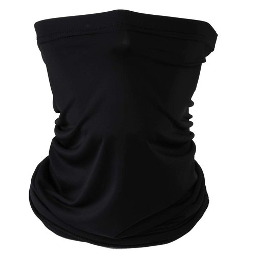 Headband Headwear Scarf Neck Gaiter Balaclavas Bandana Dustproof Sun Dust Protection for Outdoors Sports Hiking Cycling Running Fishing (Black)