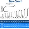 Octopus Hooks Baitholder Fishing Hooks J Hooks Octopus Circle Hooks Barbed Beak Fish Hooks Offset Hooks High Carbon Steel Extra Sharp for Saltwater Freshwater Fishing