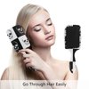 Dead Skulls Hair Brush-Paddle Brush, Detangling and Adding Shine for Women Mens Hair, Daily Use for Conditioning/Improve Hair Texture