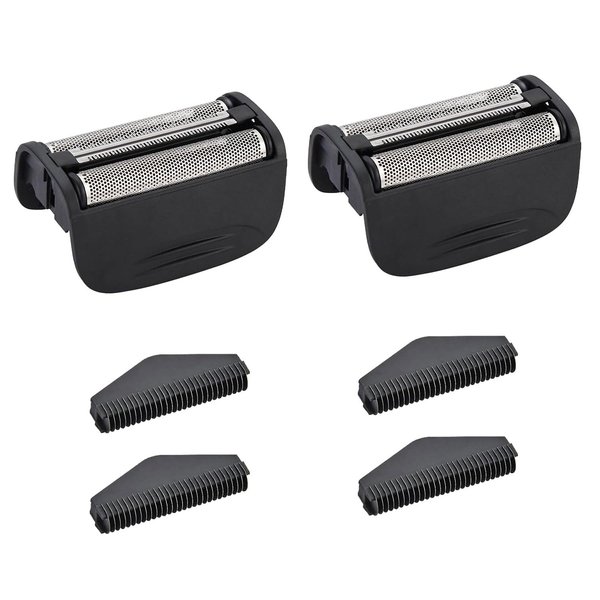 2PACK（BLACK）Replacement Head and Cutter Assembly Compatible with Remington PF7400, PF7500, and PF7600 Foil Shavers