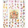 SIX VANKA (Pack of 10 Sheets) Floral Fairy Waterproof Temporary Tattoo Stickers for Kids Boys and Girls, Party Favors Decorations
