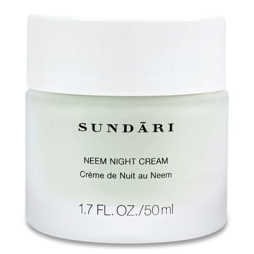 SUNDARI Neem Night Cream - 1.7 Fl Oz, Night time Moisturizer with Botanical Extracts, Wrinkle Repair & Hydration, Nourishes and Soothes Skin, Restores Natural Radiance, All Skin Types