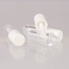 COSIDEA 52pcs Empty White 0.8ml mini lip gloss tubes Sample size lipgloss containers for sample sack lip oil DIY