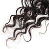 Deep Wave Closure Size 4"x4" 150% Unprocessed Brazilian Virgin Human Hair Bleached Knots Free Part Top Front Lace Closure Naturl Black Soft and Smooth (Brazilian NS-18inch 4x4)