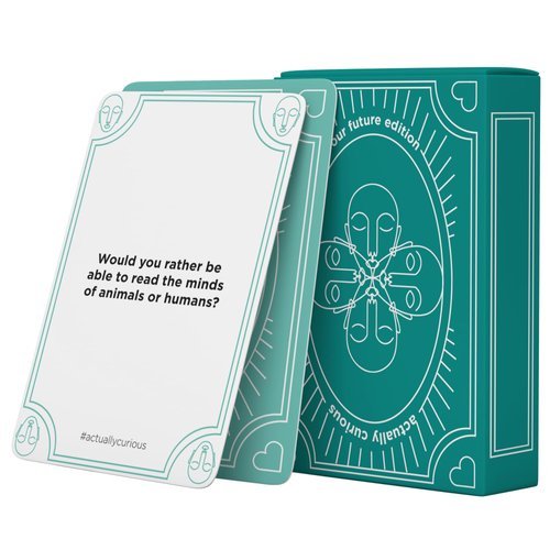 The Actually Curious Our Future Edition! Deep Conversation Cards, Social Emotional Learning Activities, Stress Relief Gifts, Therapy Games, Family Card Games, Teaching Essentials, Team Building Games