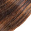 24 26 28 Inch P4/30 Bundles Ombre Straight Human Hair Bundles Brazilian Unprocessed Virgin Hair Two Tone Highlight Bundles Human Hair Light Brown Straight Bundles Remy Hair Extensions