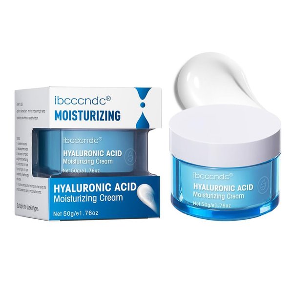 Generic 2PCS Hydro Boost Hyaluronic Acid Face Moisturizer for Dry Skin, Oil-Free Gel Cream, Long-Lasting Hydration Lightweight Absorbs Well (2)