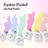 AIMEILI Soak Off Spring Summer Gel Polish Easter Pastel Pink Yellow Blue Purple Gel Nail Polish Easter Decorations Nail Art Color Set Of 12pcs X 8ml - Kit Set 9