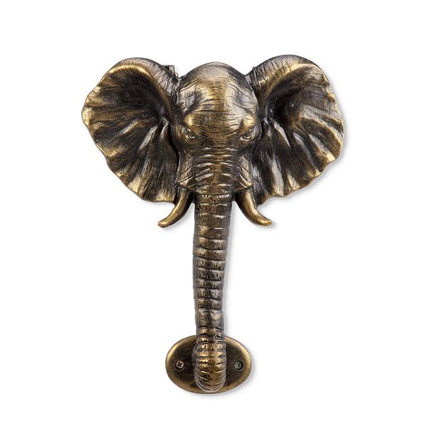 SPI Home Aluminum Elephant Doorknocker