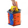 Hot Wheels Track Builder Action, Roll Out Raceway, Track Set with 5 Lane Racetrack and Toy Storage Bucket, Includes 1 Toy Car, Toys for Ages 4 to 10, One Pack, HGK41