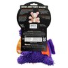 MIGHTY- Microfiber Ball- Medium- Dragon – Made with Squeaker Balls and Minimal Stuffing. Strong & Tough. Interactive Play. Dog Toy Machine Washable & It Floats. (Purple)