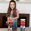Lux Blox Mega Flexer Rainbow Colors. Building Blocks Kit for Kids Girls and Boys. Learn About Science and Engineering with This STEM STEAM Toy. Gift Option for Children