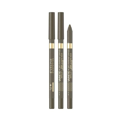 Eveline Cosmetics VARIETE GEL EYELINER PENCIL 11 KHAKI, white