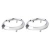 MOTOALL 52713-08020 52712-08020 Pair Fog Light Lamp Bezel Cover for Toyota Sienna SE 2011-2017 Chrome Trim Rings
