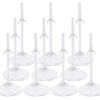 LNQ LUNIQI 10Pcs Doll Stand Transparent Doll Display Holder Action Figure Display Rack Doll Model Support Frame Accessories