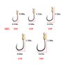 Fishing Hook with Leader,5 Hooks Fishing Rig-7 Strands Nylon Coated Fishing Leader with Swivle,Snap,Hooks