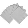 Silver 3-Ply Beverage Napkins | Pack of 20 | Party Supply