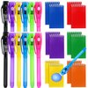 Vruomi 12 PCS Invisible Ink Pen and Mini Notebook,Spy Pen with UV Light for Kids,Disappearing Ink Pens for Writing Secret Message,Magic Marker for Birthday Party Favors,Halloween,Christmas
