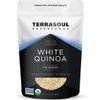 Terrasoul Superfoods Organic White Quinoa, 2 Lbs - Pre-washed | Gluten-free | Plant Protein