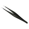 Ingrown Hair Tweezers by Zizzili Basics - Surgical Grade Stainless Steel Fine Pointed Tweezers - Precision Aligned Tips for Splinter, Eyebrow & Facial Hair Removal - with Bonus Tip Guard & Carry Pouch