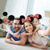10 Pack Mouse Ears Great for Mickey Theme Birthday Party Decorations Party Favors Supplies and Mouse Themed (Red and Black)