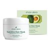 Eva + Avo Hair Conditioning Mask, Deep Conditioner for Dry Damaged Hair - Hydrating Hair Mask with Avocado, 8 Fl Oz - Paraben and Sulfate-Free