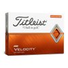 Titleist Velocity Golf Balls, Matte Orange, (One Dozen)