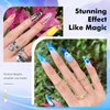 FZANEST Clear Blooming Gel 15ml UV LED Blossom Gel Polish For Spreading Effect Marble Natural Stone Gel Nail Polish 15ml UV LED Soak Off