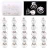 Glarks 30Pcs 5 Styles Spiral Hair Pins Swirl Hair Twists Coils Hair Clip Accessories with Crystal or Pearl for Gift, Wedding, Bridal, Prom, Party, and Special Event